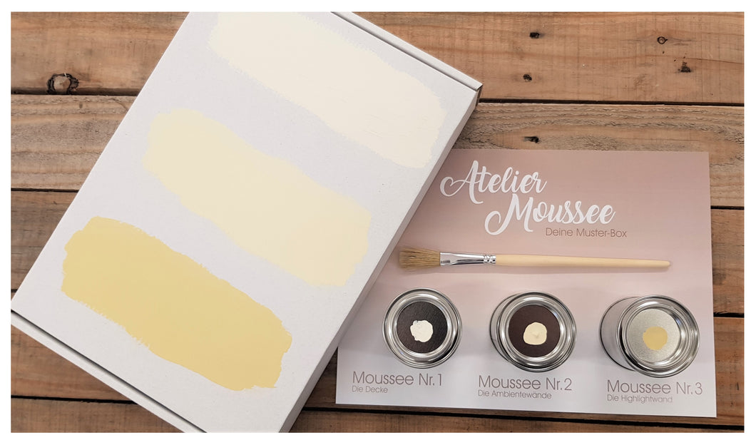 Muster-Box Vanillee (Gelb)